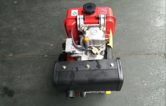 Ενιαίος κύλινδρος 1800rpm μηχανών diesel ηλεκτρικών εκκινητών 5.6kva ο μικρός εκτίμησε την ταχύτητα