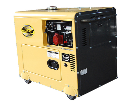 15L μικροσκοπική γεννήτρια KDE6500T3 diesel δεξαμενών καυσίμων με την επιτροπή ψηφιακού ελέγχου