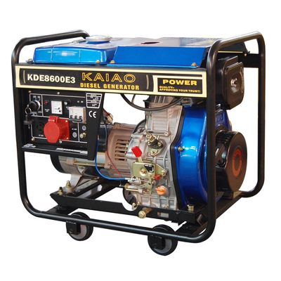 Ανοικτές γεννήτριες diesel πλαισίων KDE8600E3 7.5kva, γεννήτρια diesel 3 φάσης