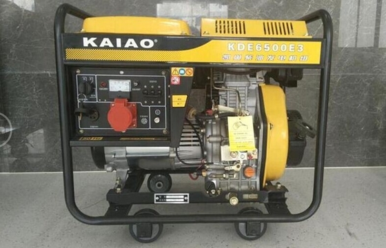 Ανοικτό πλαισίων 5.5kva diesel γεννητριών σύστημα συναγερμών πετρελαίου υψηλής αποδοτικότητας χαμηλό