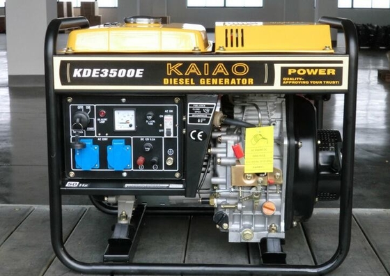 50HZ ανοικτές γεννήτριες diesel πλαισίων 3000 Watt με την επιτροπή ψηφιακού ελέγχου