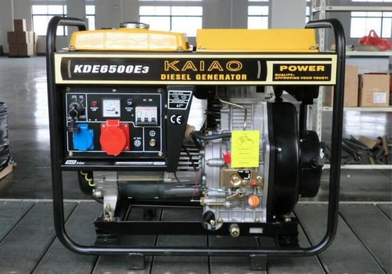 5.5kva ανοικτές γεννήτριες diesel πλαισίων, κινητή γεννήτρια diesel 3 φάσης