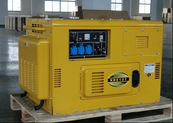 KDE12T ο αέρας δρόσισε τη σιωπηλή γεννήτρια diesel, σιωπηλή γεννήτρια δύναμης κινητή