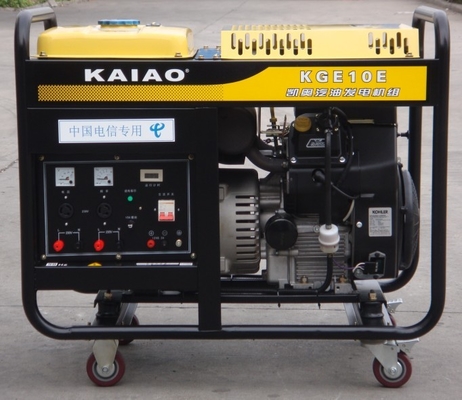 Επαγγελματικό 8kva σύνολο γεννητριών βενζίνης, ηλεκτρική κινητή γεννήτρια έναρξης