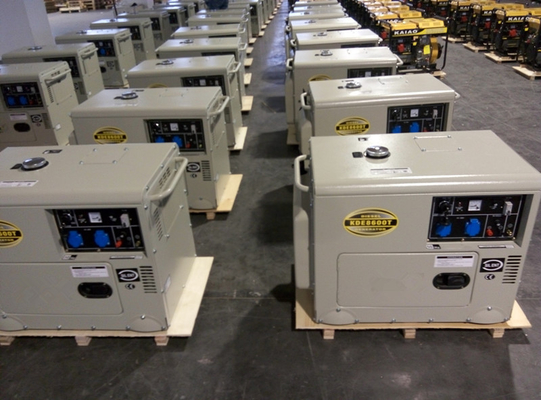 1 φάση γεννήτρια diesel 6000 Watt, εφεδρικές γεννήτριες diesel για το σπίτι