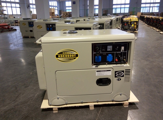 1 φάση γεννήτρια diesel 6000 Watt, εφεδρικές γεννήτριες diesel για το σπίτι