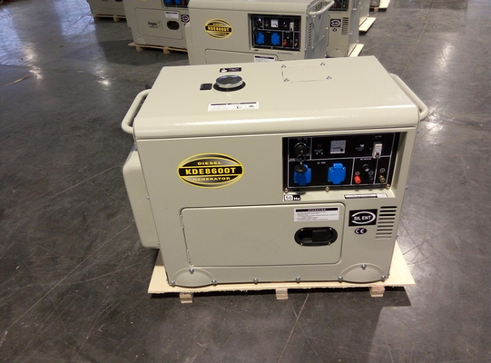 1 φάση γεννήτρια diesel 6000 Watt, εφεδρικές γεννήτριες diesel για το σπίτι