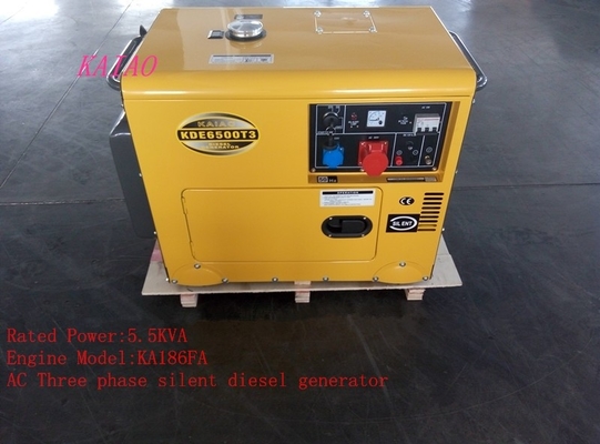 5KVA μικρή diesel εφεδρική γεννήτρια diesel γεννητριών κατοικημένη, χαμηλού θορύβου