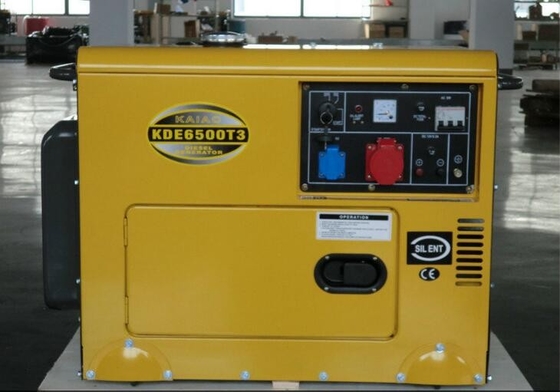 5KVA ηλεκτρική έναρξης φορητή diesel δύναμης γεννητριών πιστοποίηση CE δύναμης καθορισμένη