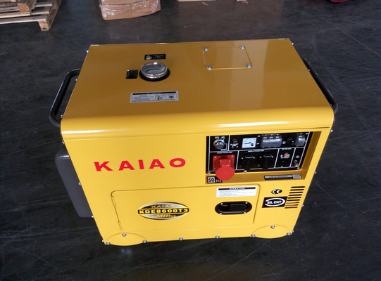 Συνήθεια 7KVA 3 μικρές γεννήτριες diesel φάσης, μικρή αθόρυβη γεννήτρια diesel