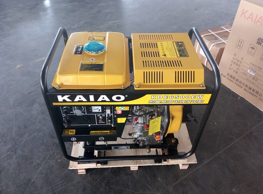 Μικρές γεννήτριες KDE6500EW diesel συνόλου γεννητριών συγκόλλησης 12 μήνες εξουσιοδότησης