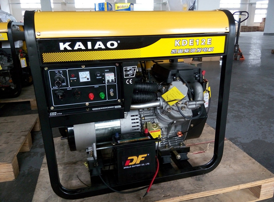 Πλήρως ανοικτές γεννήτριες 10KW diesel πλαισίων παραγωγής δύναμης με τη χαμηλού θορύβου/ομαλή λειτουργία