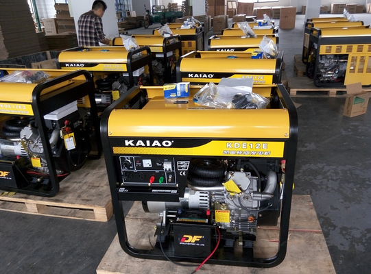 Πλήρως ανοικτές γεννήτριες 10KW diesel πλαισίων παραγωγής δύναμης με τη χαμηλού θορύβου/ομαλή λειτουργία