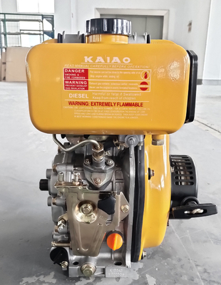 κίτρινη Kaiao μηχανή diesel 4hp Ka170f