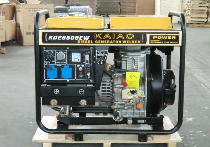 οξυγονοκολλητής γεννητριών diesel 2.2kva 3600rmp, μηχανή συγκόλλησης γεννητριών μηχανών KDE6500EW