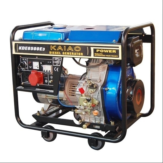5KVA 3 φορητό μικρό σύνολο γεννητριών diesel φάσης 760 X 515 X 710 χιλ. KDE6500E3