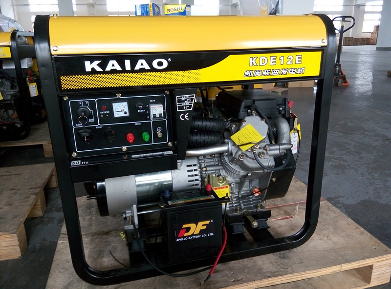 Πλήρως ανοικτές γεννήτριες 10KW diesel πλαισίων παραγωγής δύναμης με τη χαμηλού θορύβου/ομαλή λειτουργία
