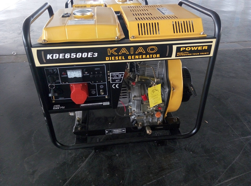 5KVA ανοικτό καλώδιο χαλκού γεννητριών 100% diesel πλαισίων μικρό για την εγχώρια χρήση